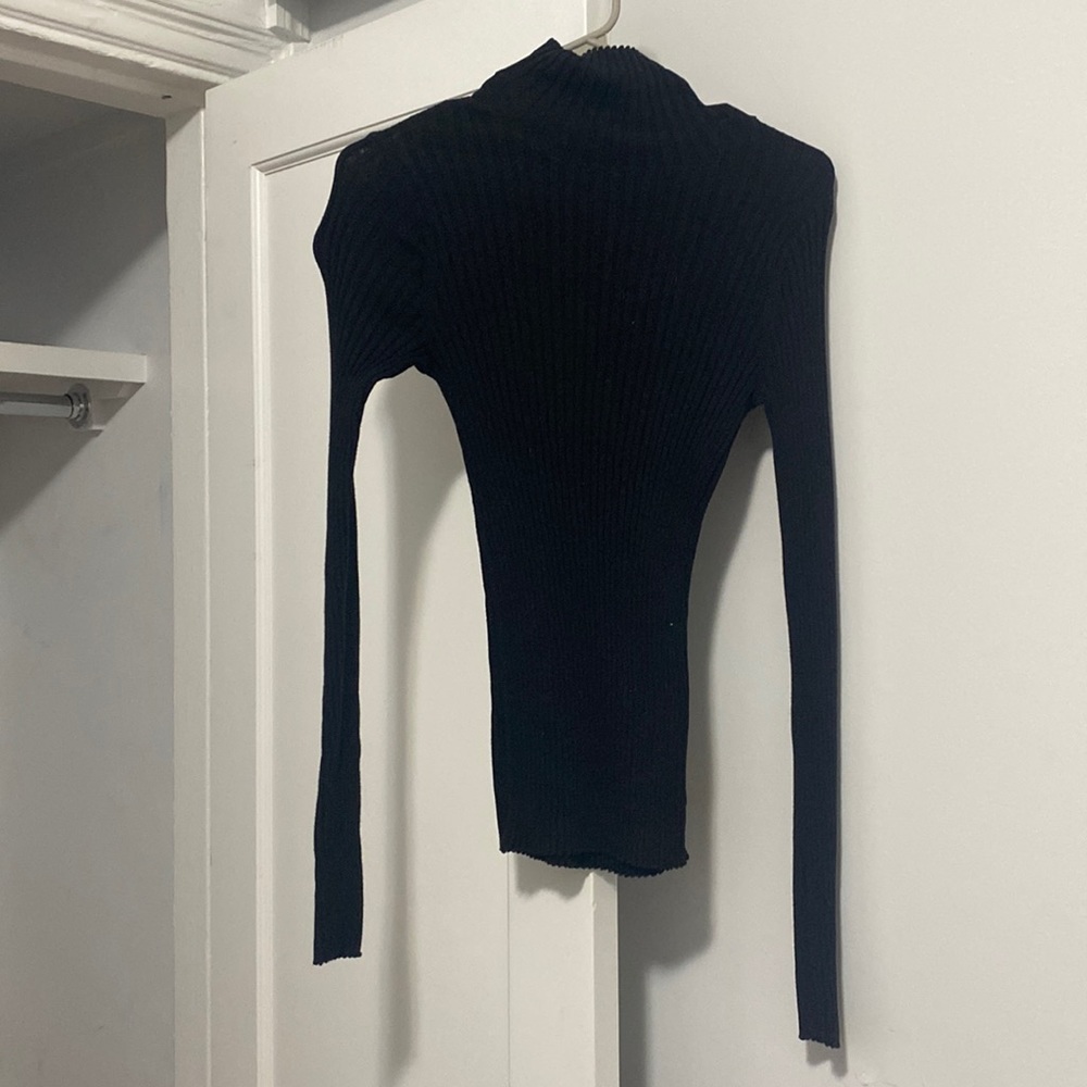 Anine Bing Long Sleeve Turtleneck